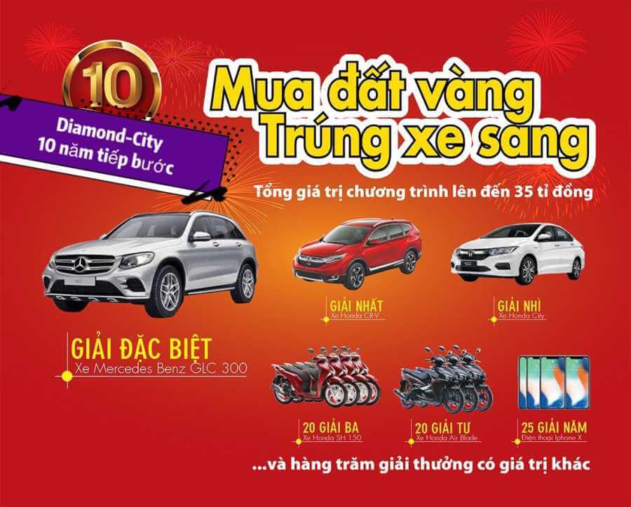Dự án The Diamond City - Chính sách bán hàng siêu lợi nhuận